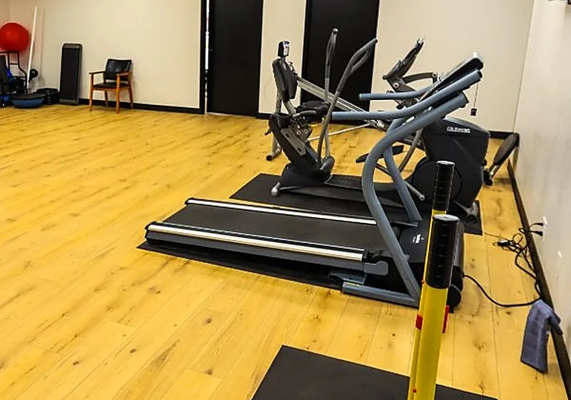 The treatment and training floor at our Midland clinic